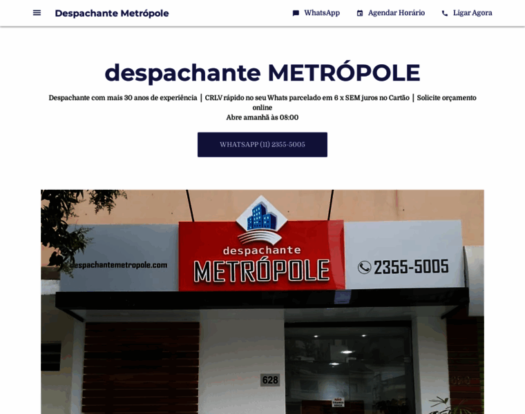 Despachantemetropole.com.br thumbnail