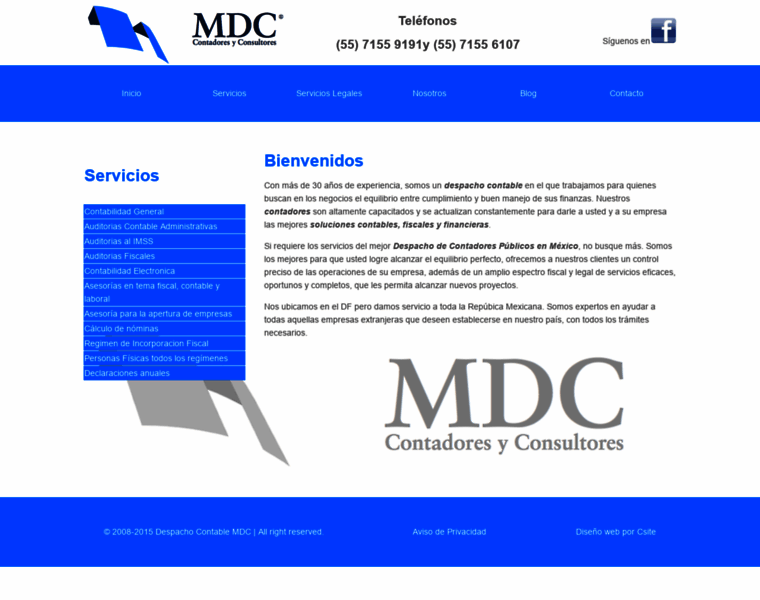 Despachocontablemdc.com thumbnail