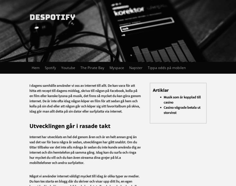 Despotify.se thumbnail