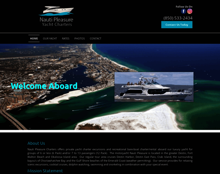Destin-charter-yacht.com thumbnail