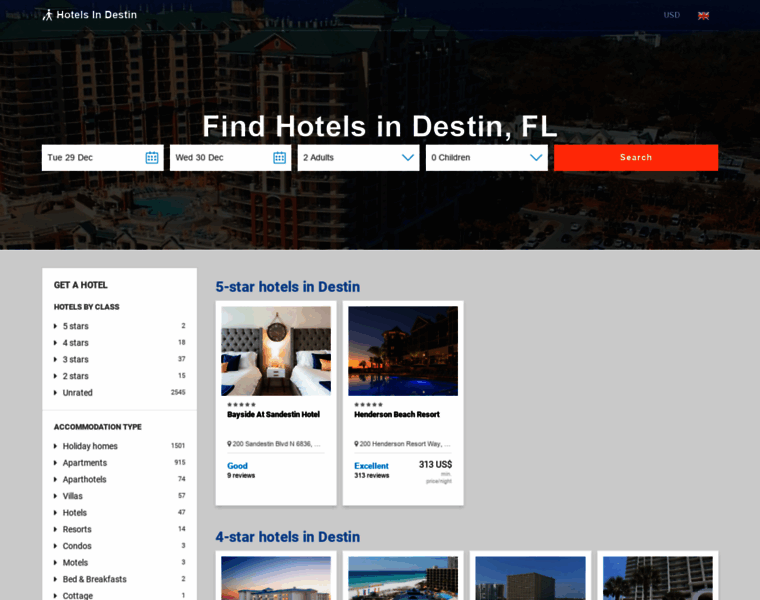 Destin-florida-hotels.com thumbnail