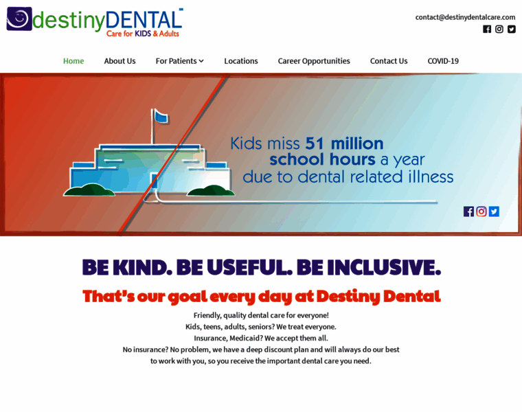 Destinydentalcare.com thumbnail