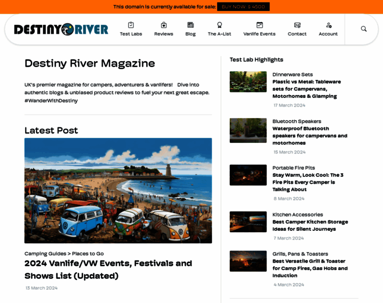 Destinyriver.com thumbnail