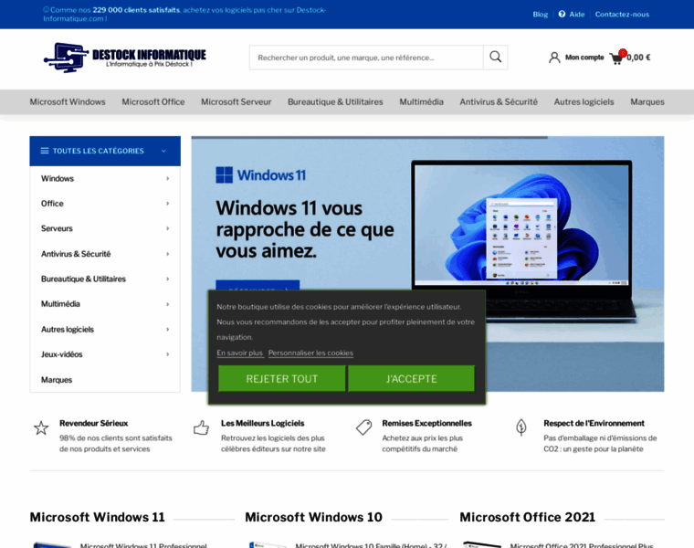 Destock-informatique.com thumbnail