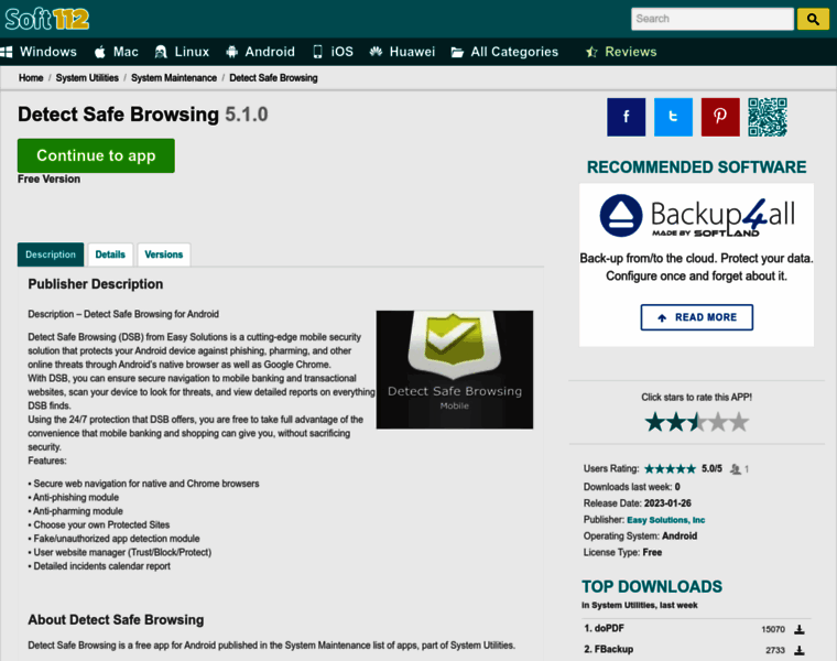 Detect-safe-browsing.soft112.com thumbnail