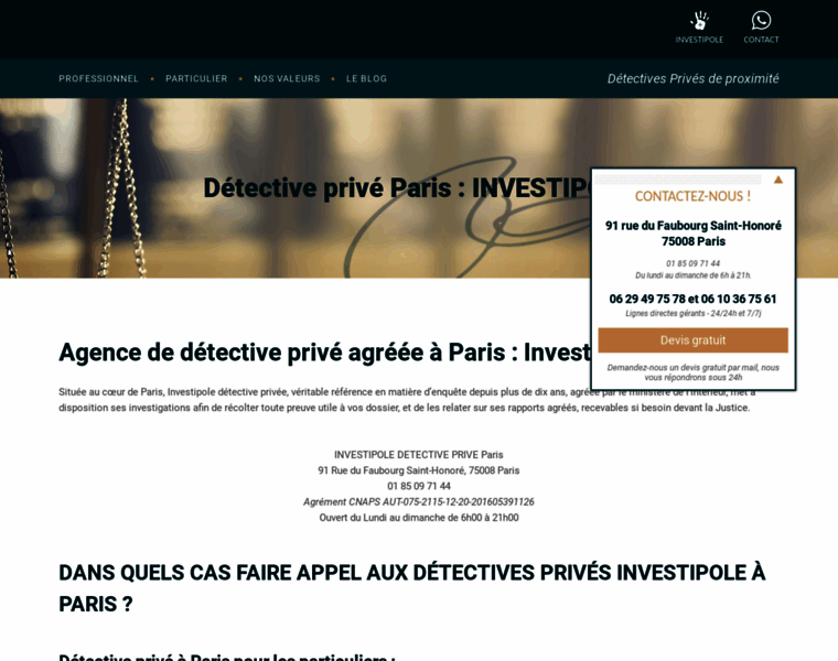 Detective-paris-idf.fr thumbnail