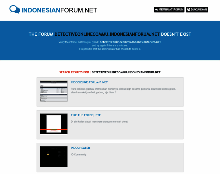 Detectiveonlinecommu.indonesianforum.net thumbnail