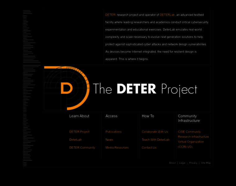 Deter-project.org thumbnail