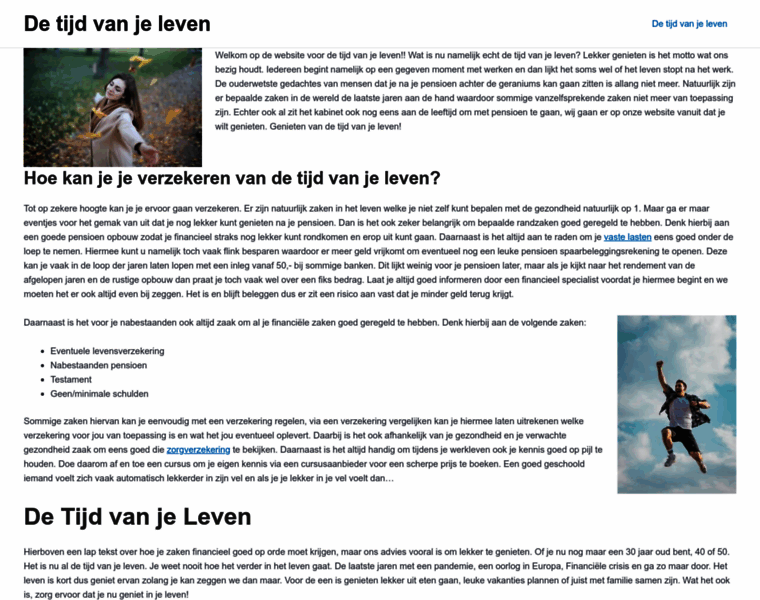 Detijdvanjeleven.nl thumbnail