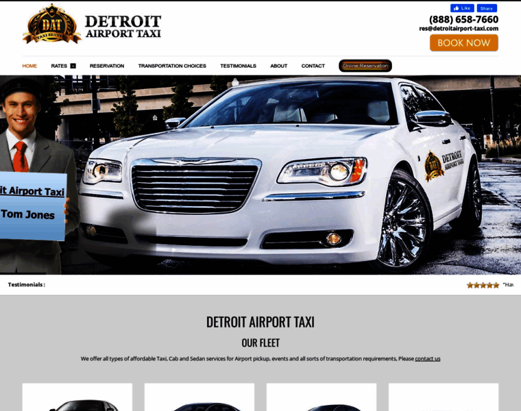 Detroitairport-taxi.com thumbnail