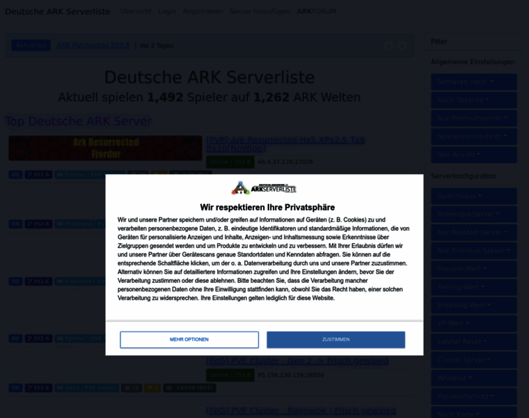 Deutsche-arkserver.de thumbnail