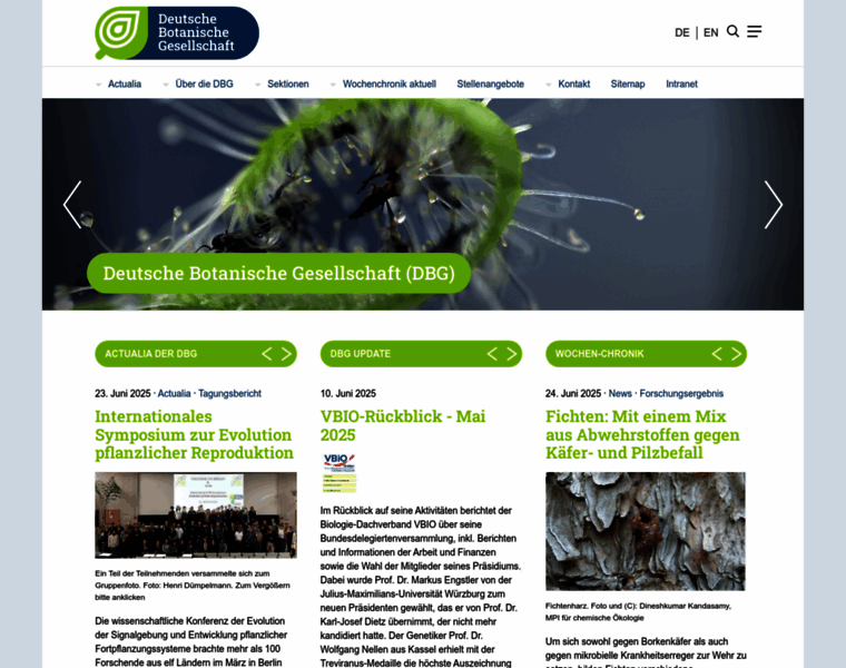 Deutsche-botanische-gesellschaft.de thumbnail