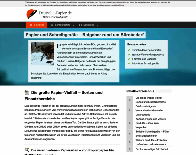 Deutsche-papier.de thumbnail