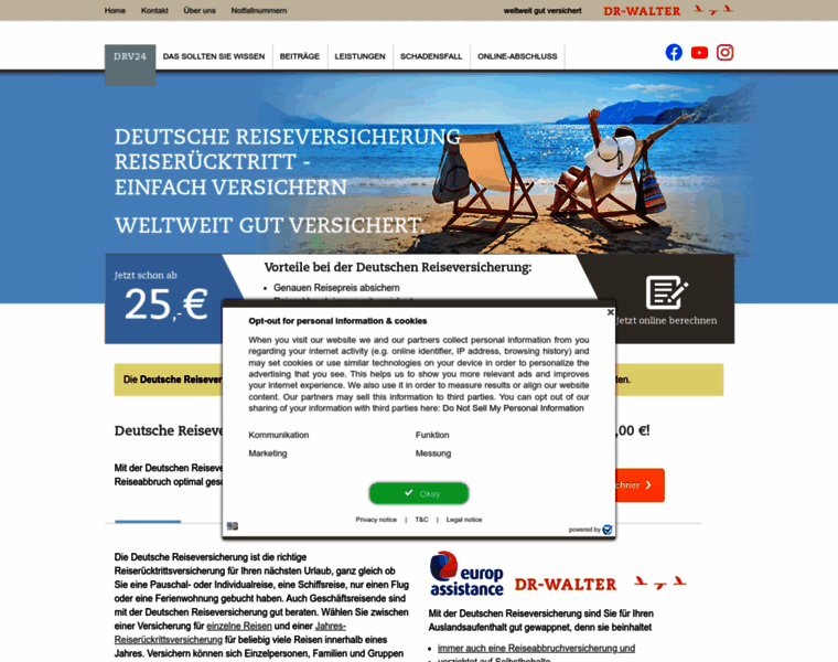 Deutsche-reiseversicherung.de thumbnail