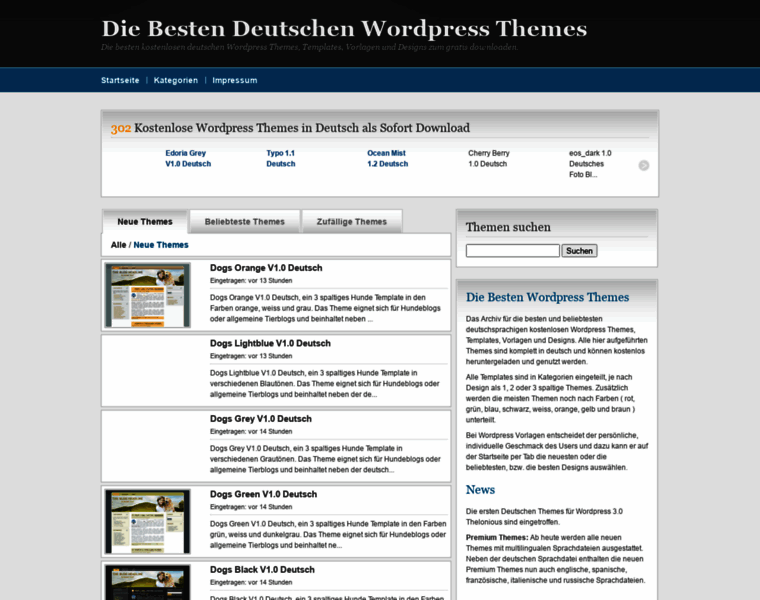Deutsche-wordpress-themes.com thumbnail