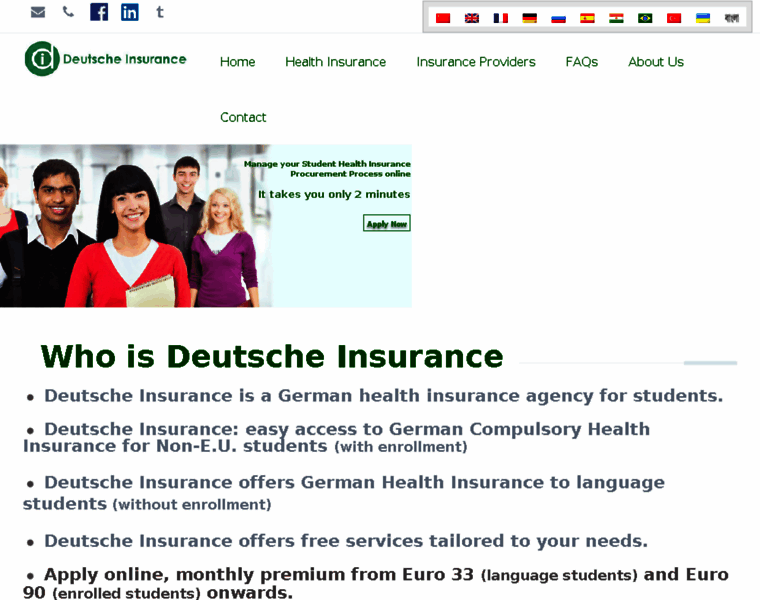 Deutscheinsurance.com thumbnail