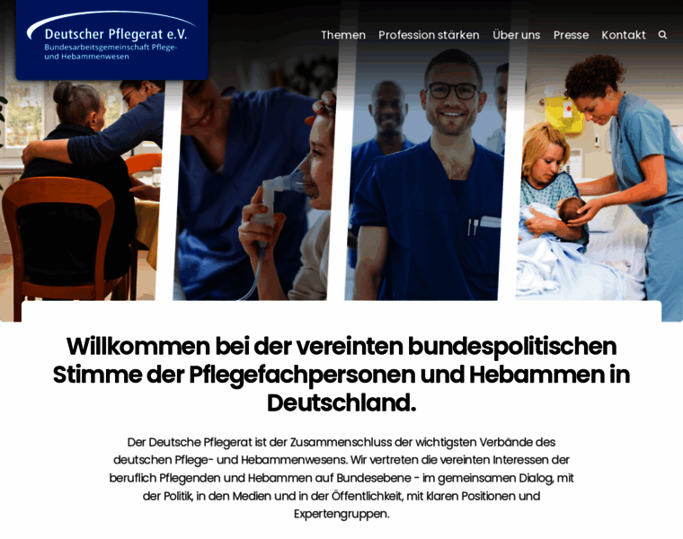 Deutscher-pflegerat.de thumbnail
