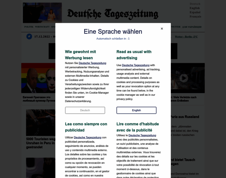 Deutschetageszeitung.de thumbnail