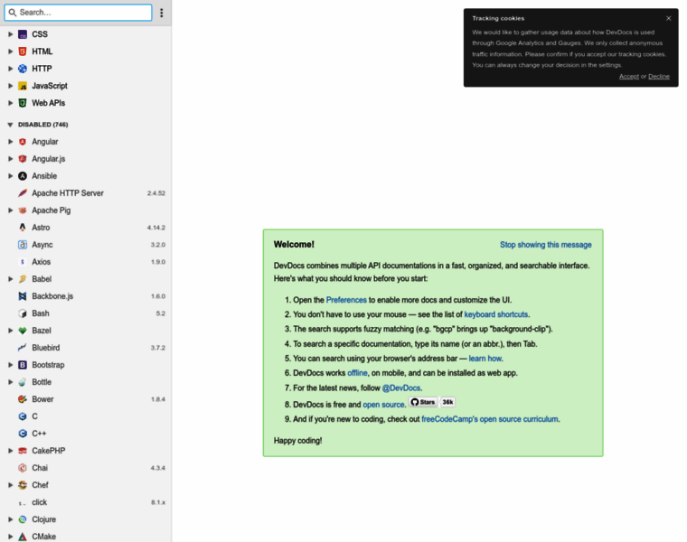 Devdocs.io thumbnail Devdocs.io thumbnail