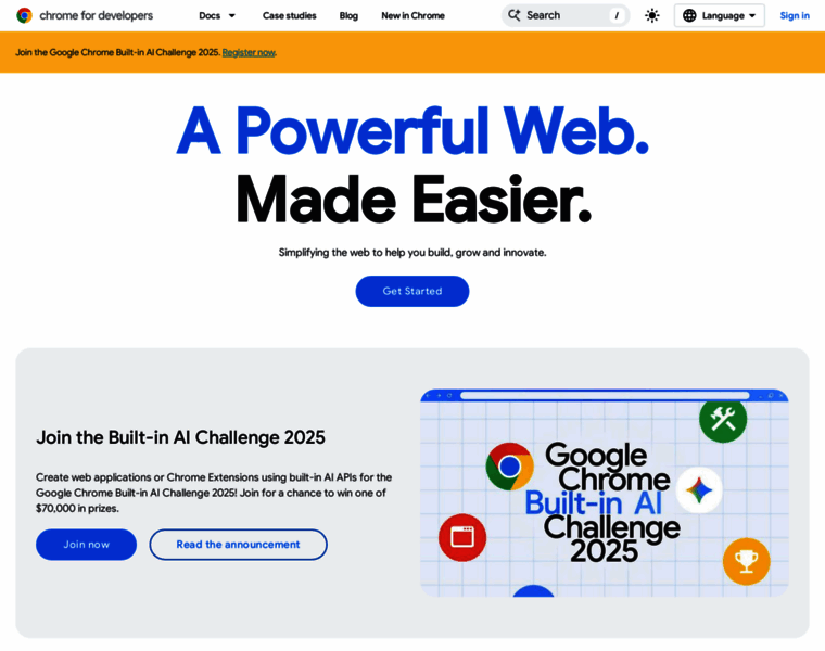 Developer.chrome.com thumbnail