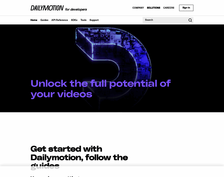 Developer.dailymotion.com thumbnail