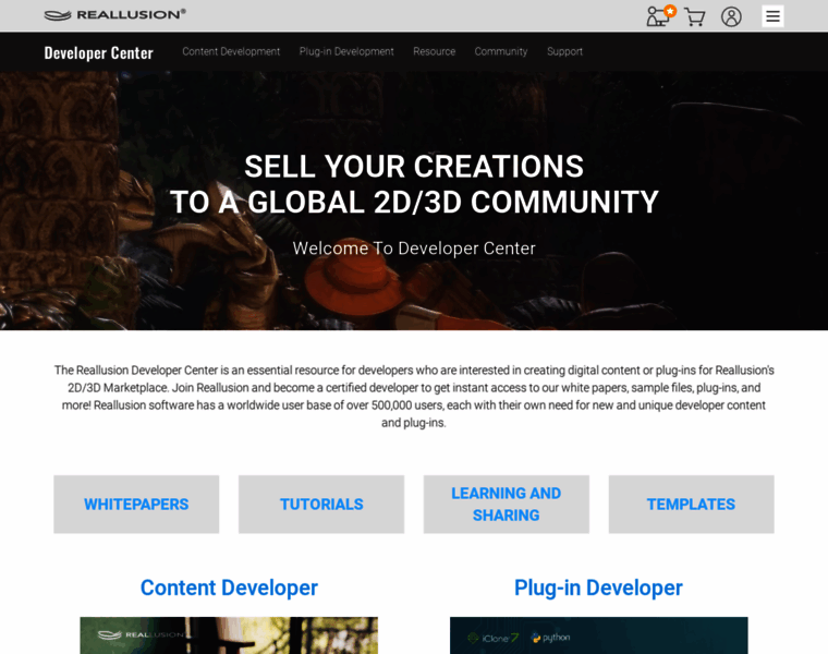 Developer.reallusion.com thumbnail