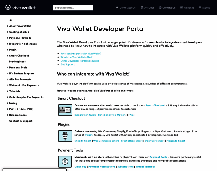 Developer.vivawallet.com thumbnail