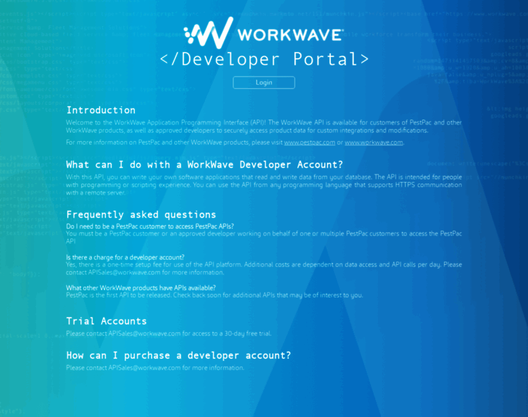 Developer.workwave.com thumbnail