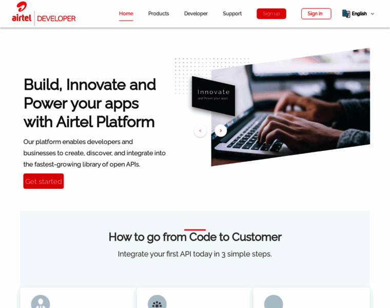 Developers.airtel.africa thumbnail