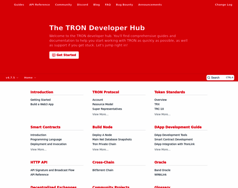 Developers.tron.network thumbnail