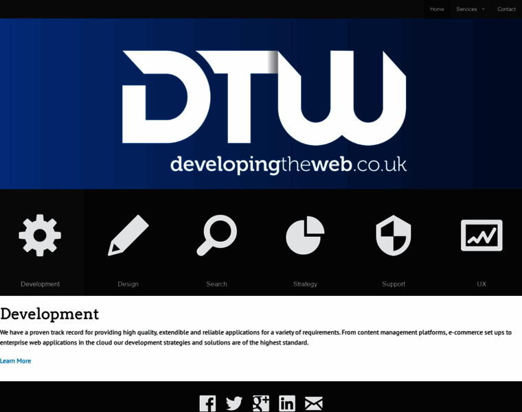 Developingtheweb.co.uk thumbnail