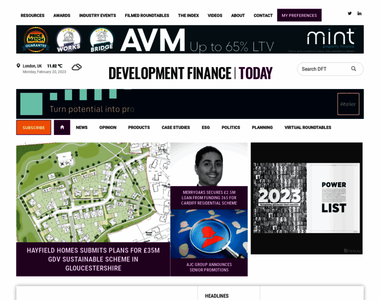 Developmentfinancetoday.co.uk thumbnail