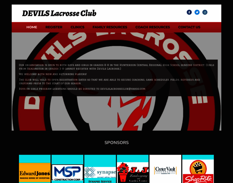 Devilslacrosseclub.com thumbnail