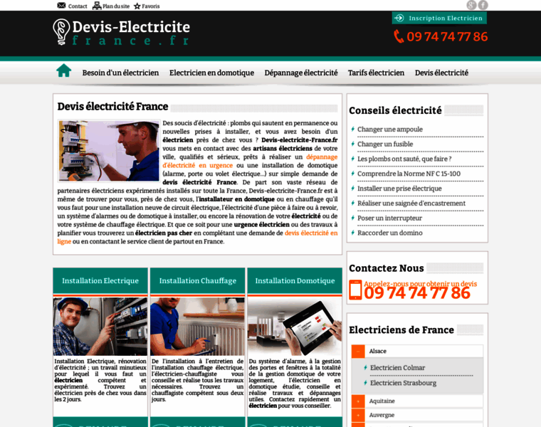 Devis-electricite-france.fr thumbnail
