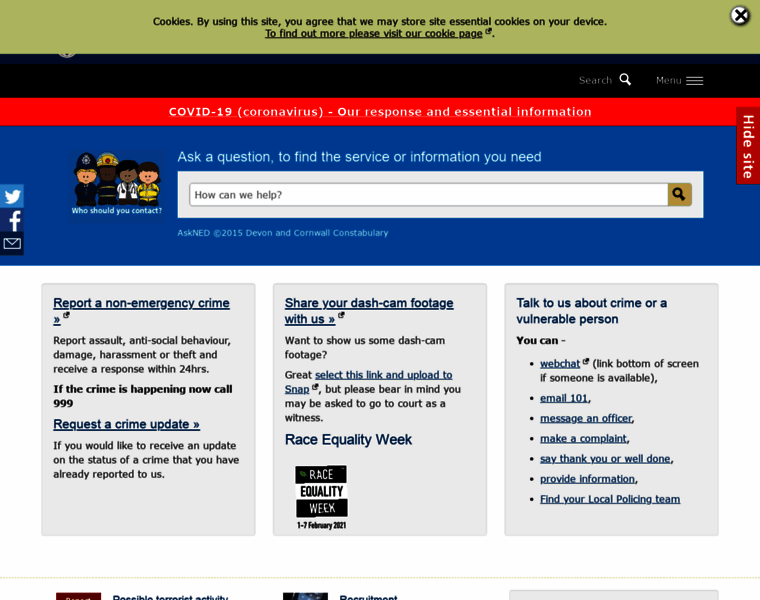 Devon-cornwall.police.uk thumbnail