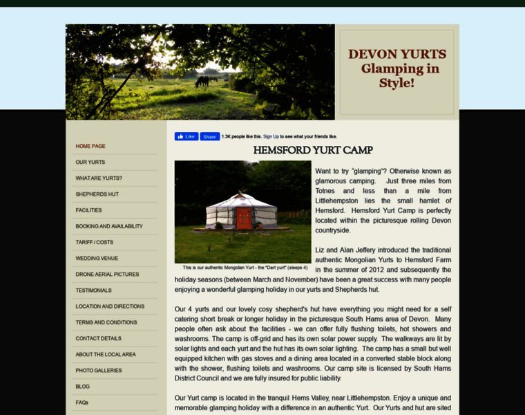 Devon-yurts.co.uk thumbnail