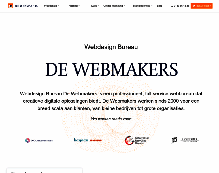 Dewebmakers.nl thumbnail