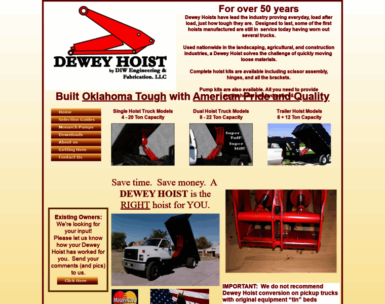 Deweyhoist.com thumbnail