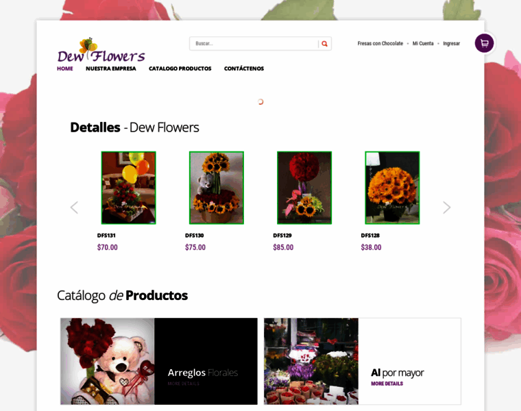 Dewflowers.com.ec thumbnail