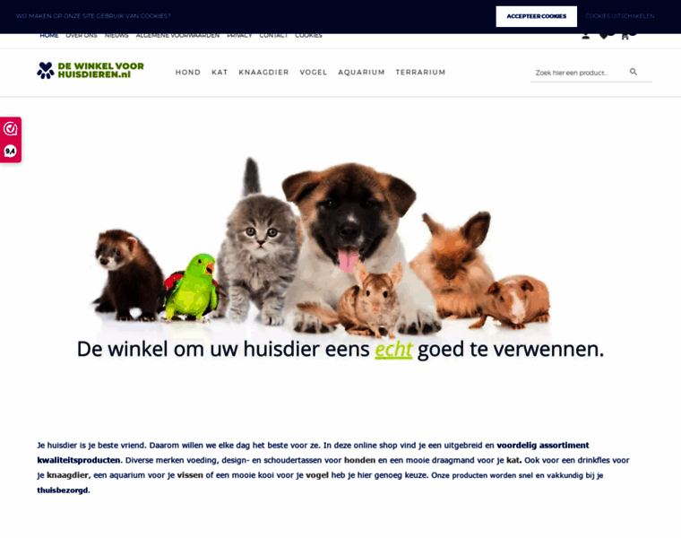 Dewinkelvoorhuisdieren.nl thumbnail