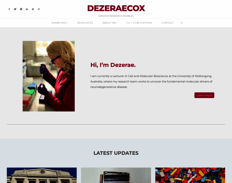 Dezeraecox.com thumbnail