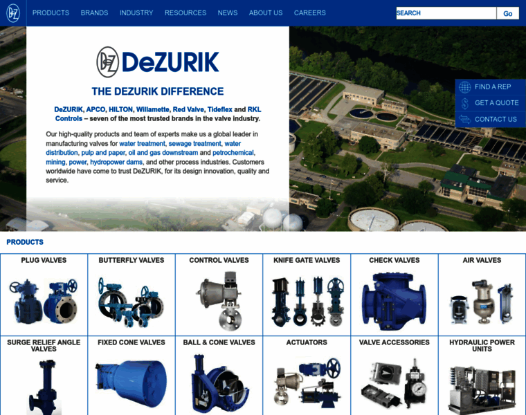 Dezurik.com thumbnail
