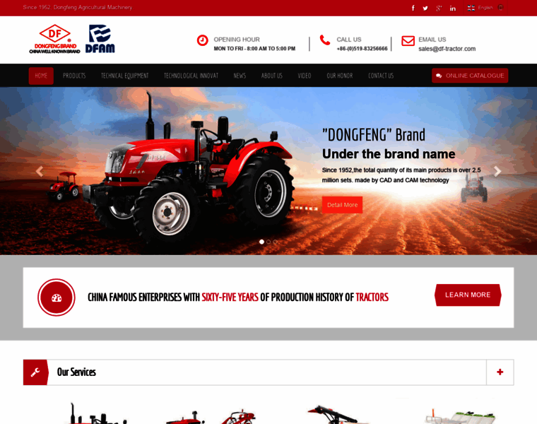 Df-tractor.com thumbnail