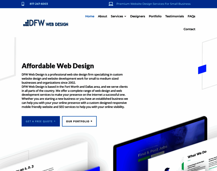 Dfwwebdesign.com thumbnail
