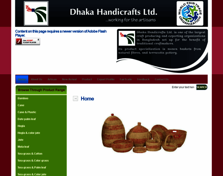Dhakahandicrafts.com thumbnail