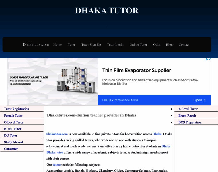 Dhakatutor.com thumbnail