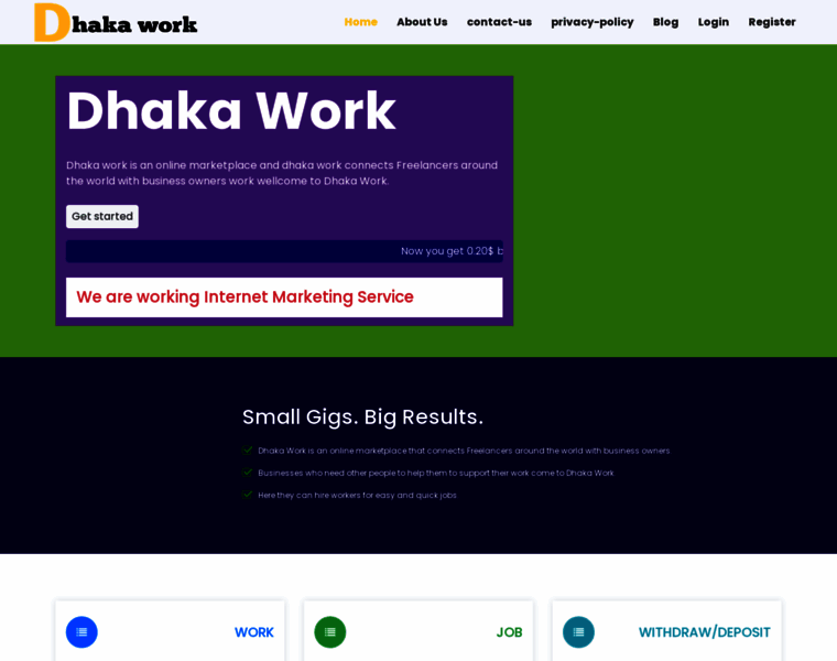 Dhakawork.com thumbnail