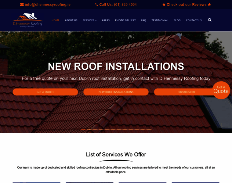 Dhennessyroofing.ie thumbnail