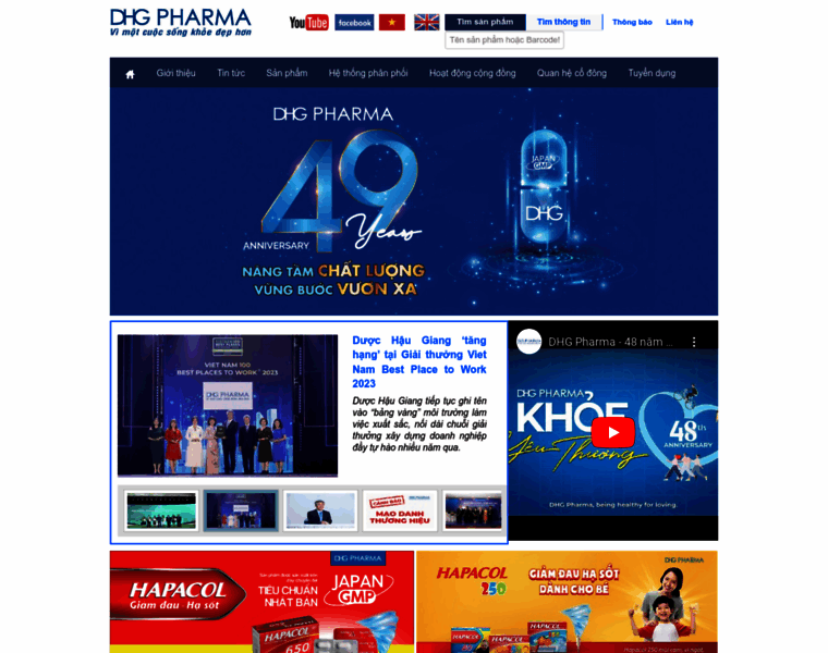 Dhgpharma.com.vn thumbnail