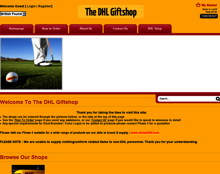 Dhl-giftshop.com thumbnail